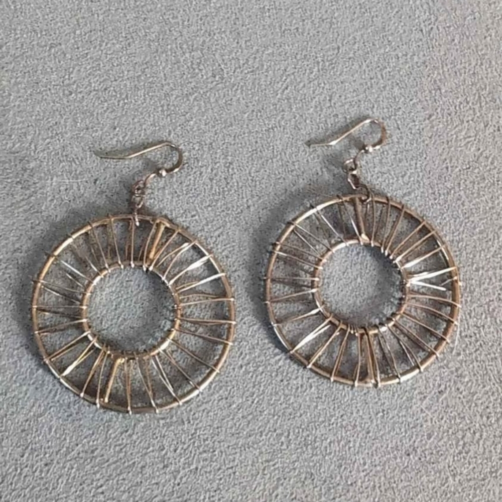 Elegant Silver Hoop Earrings